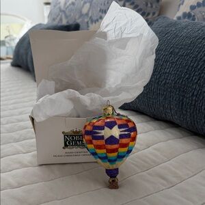 Multicolor Hot Air Balloon Ornament